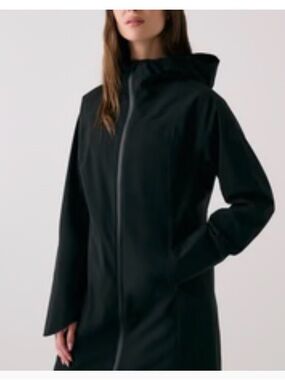 Lole Black Hooded Trench Coat LIKE NEW